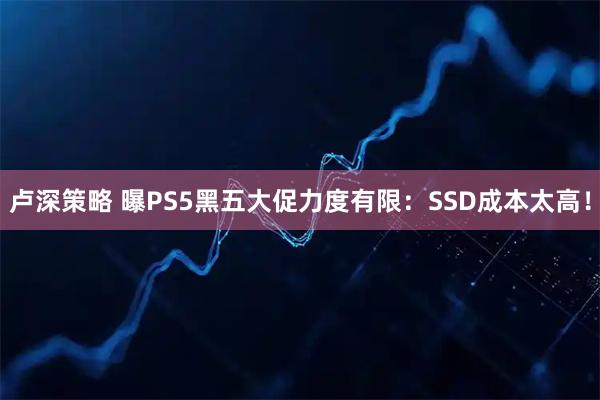 卢深策略 曝PS5黑五大促力度有限：SSD成本太高！